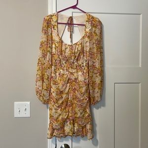 ASTR THE LABEL Yellow Dress